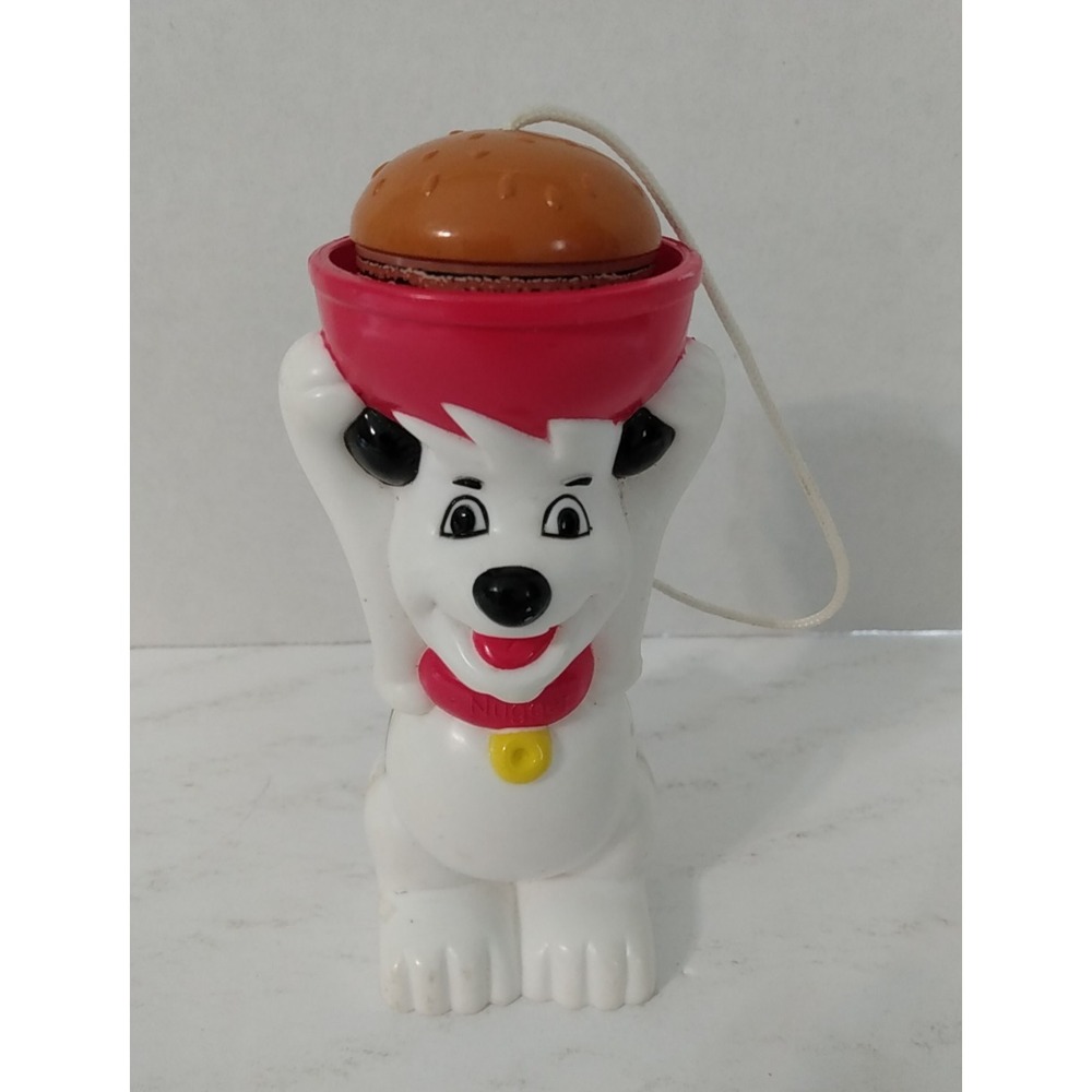 Big Boy International Restaurant Nugget the dog 2006 Hamburger toss toy Rare!